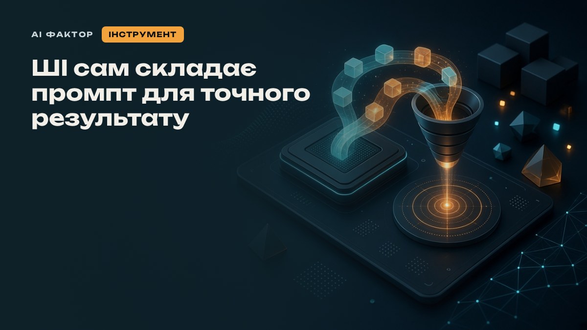 ШІ сам складає промпт для точного результату
