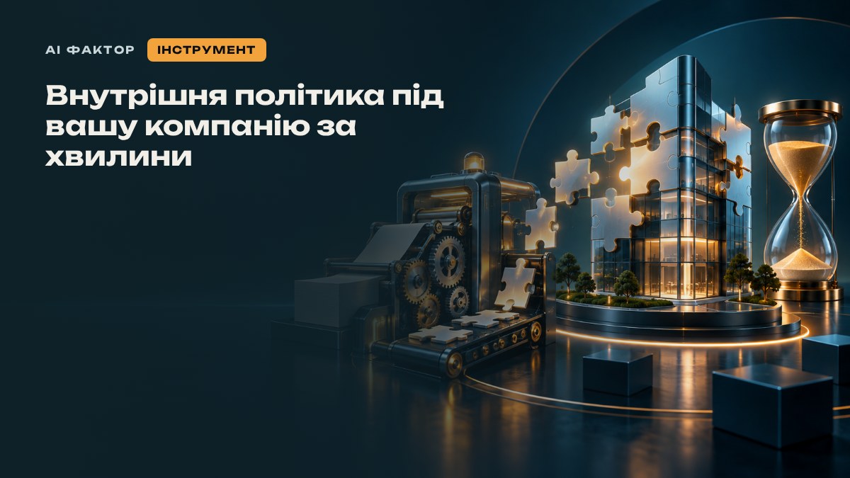 Внутрішня політика під вашу компанію за хвилини