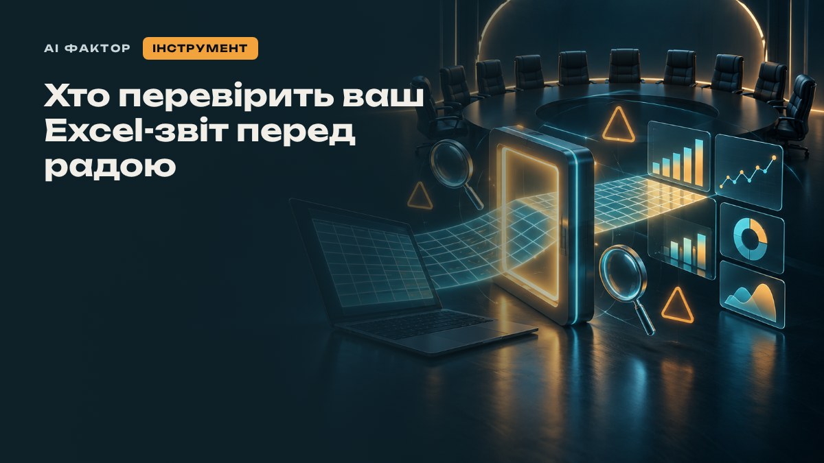 Хто перевірить ваш Excel-звіт перед радою
