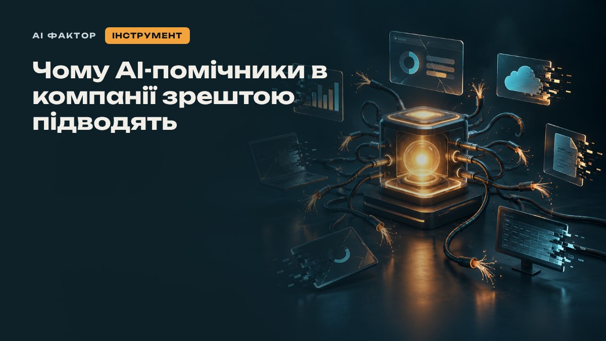 Чому AI-помічники в компанії зрештою підводять