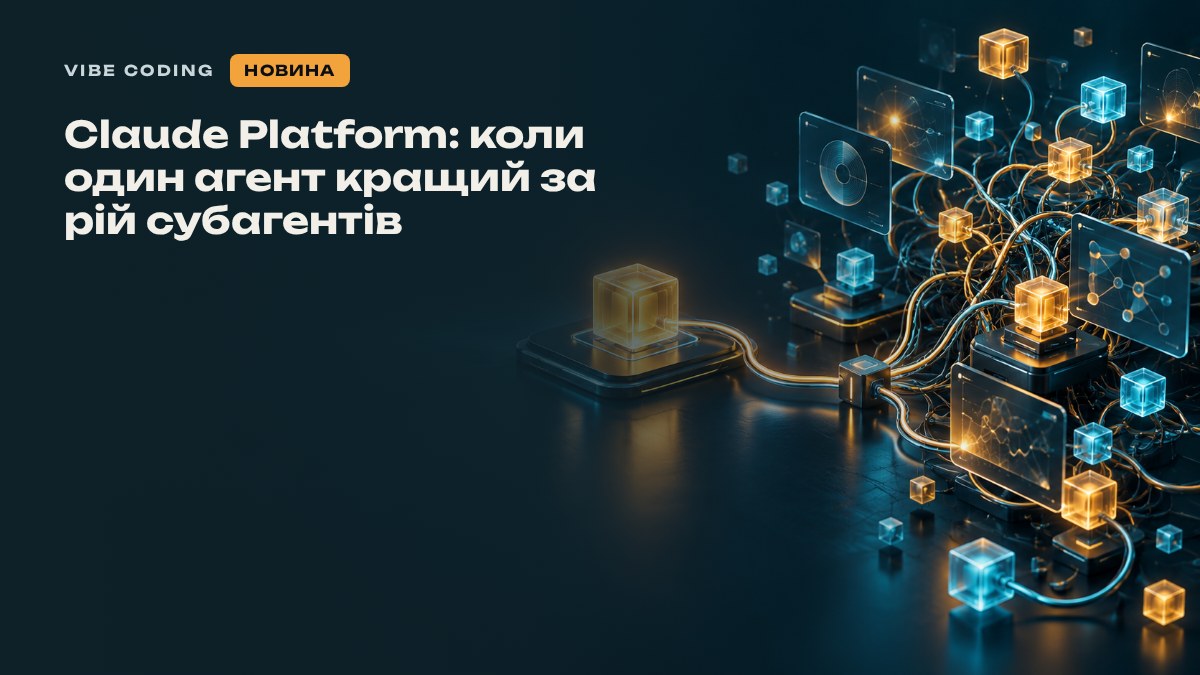 Claude Platform: коли один агент кращий за рій субагентів