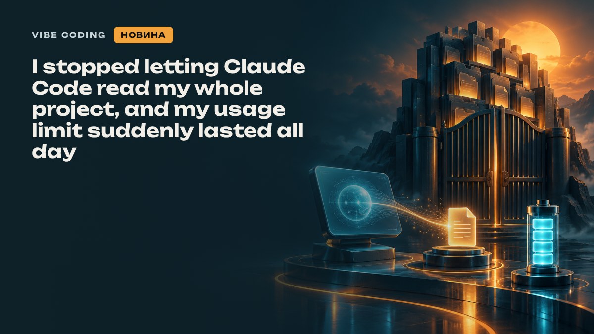 Менший контекст утричі скоротив витрати Claude Code