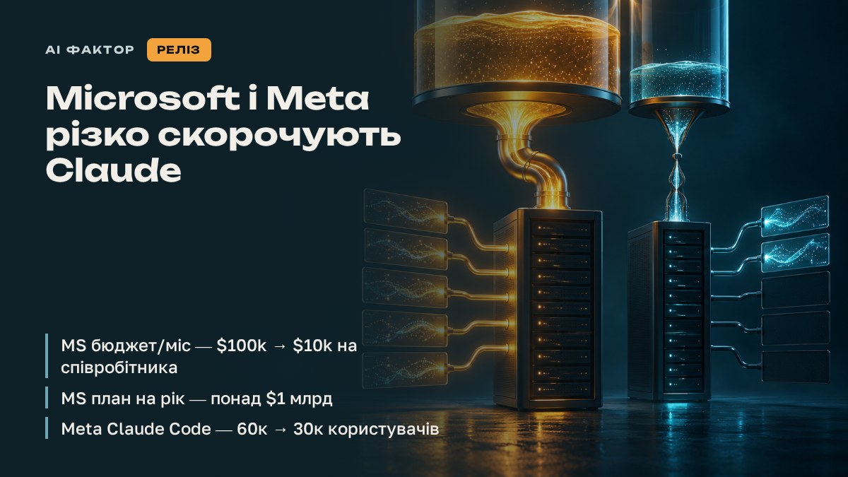 Microsoft і Meta різко скорочують Claude
