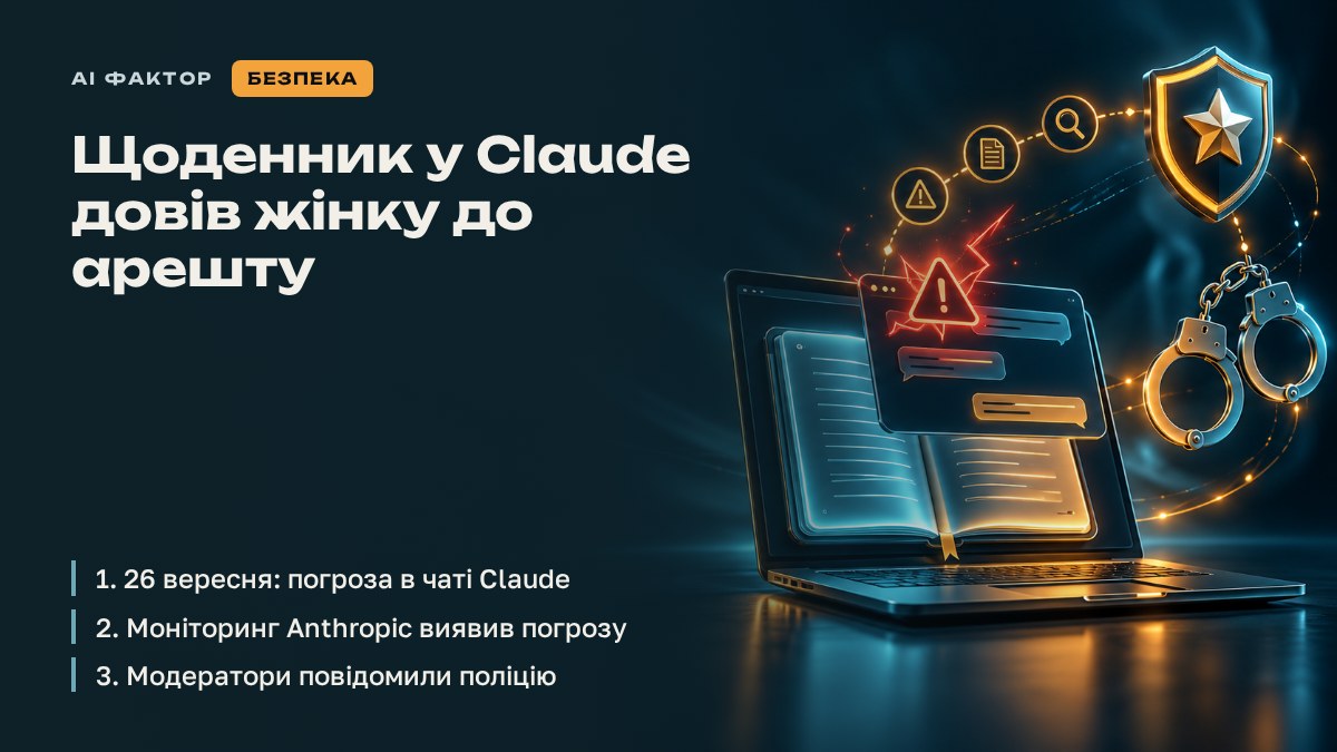 Щоденник у Claude довів жінку до арешту