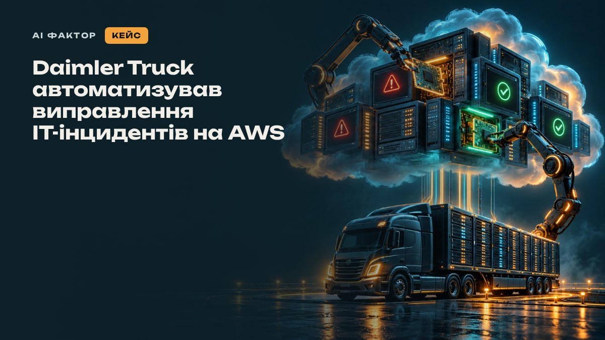 Daimler Truck автоматизував виправлення IT-інцидентів на AWS