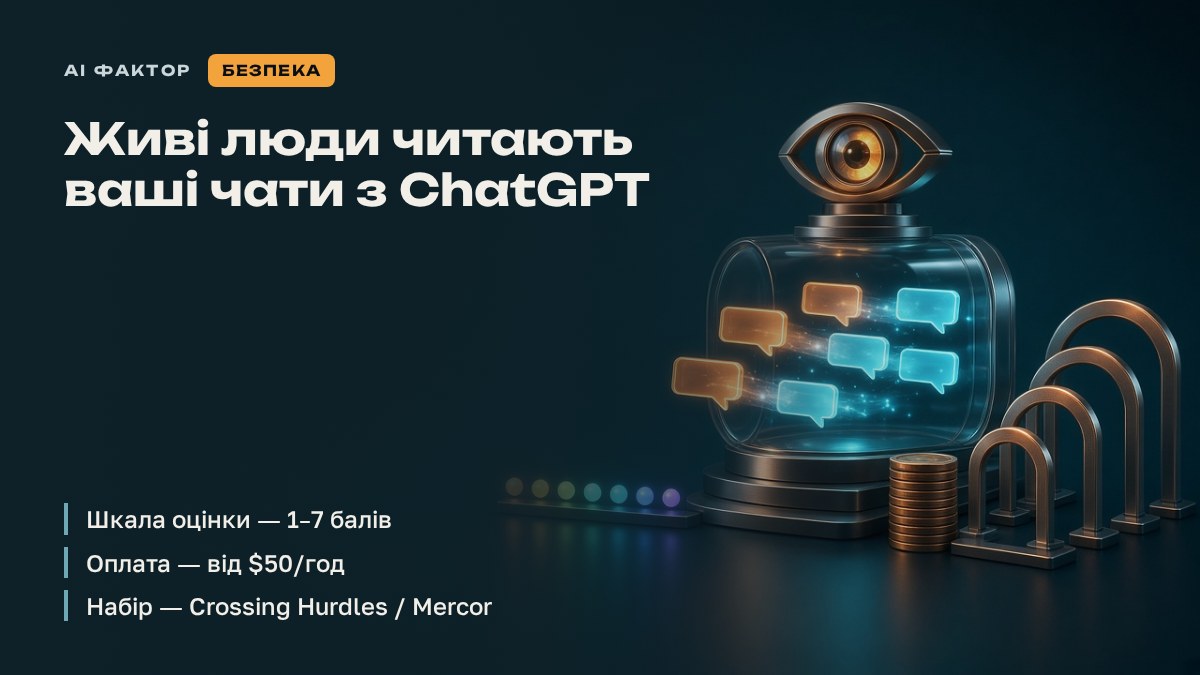Живі люди читають ваші чати з ChatGPT