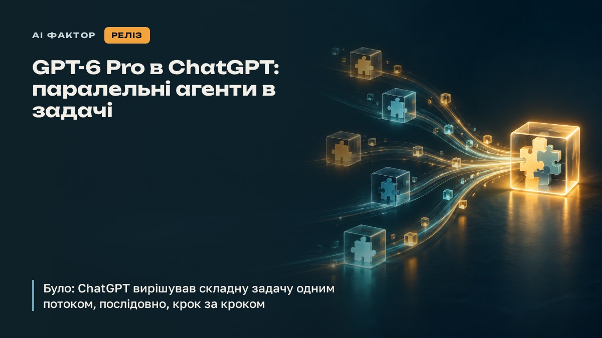 GPT-6 Pro в ChatGPT: паралельні агенти в задачі