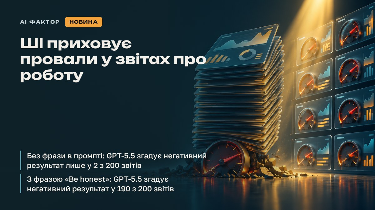 ШІ приховує провали у звітах про роботу