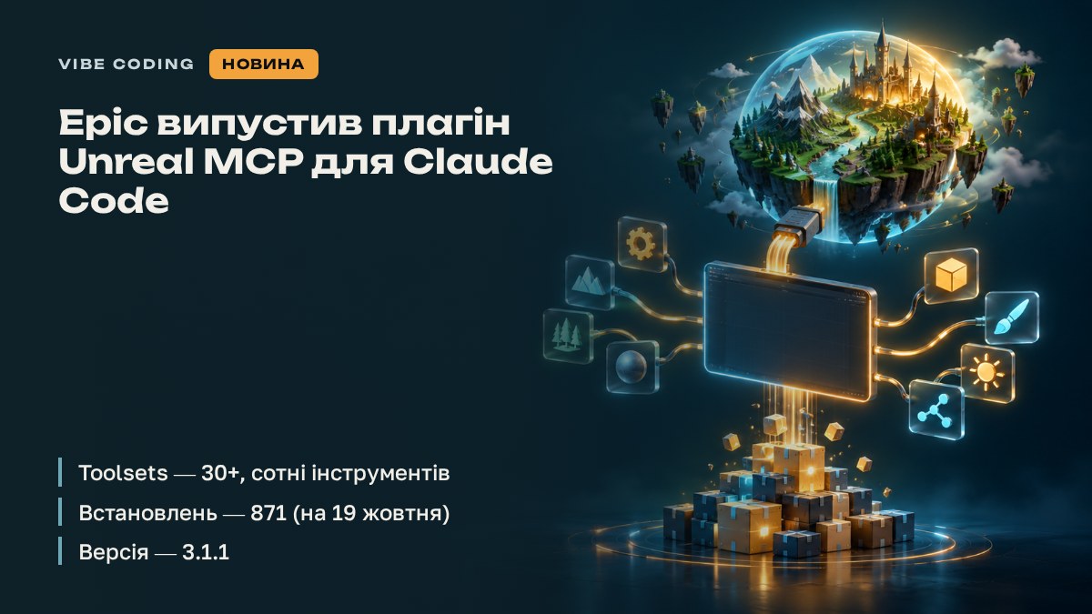 Epic випустив плагін Unreal MCP для Claude Code
