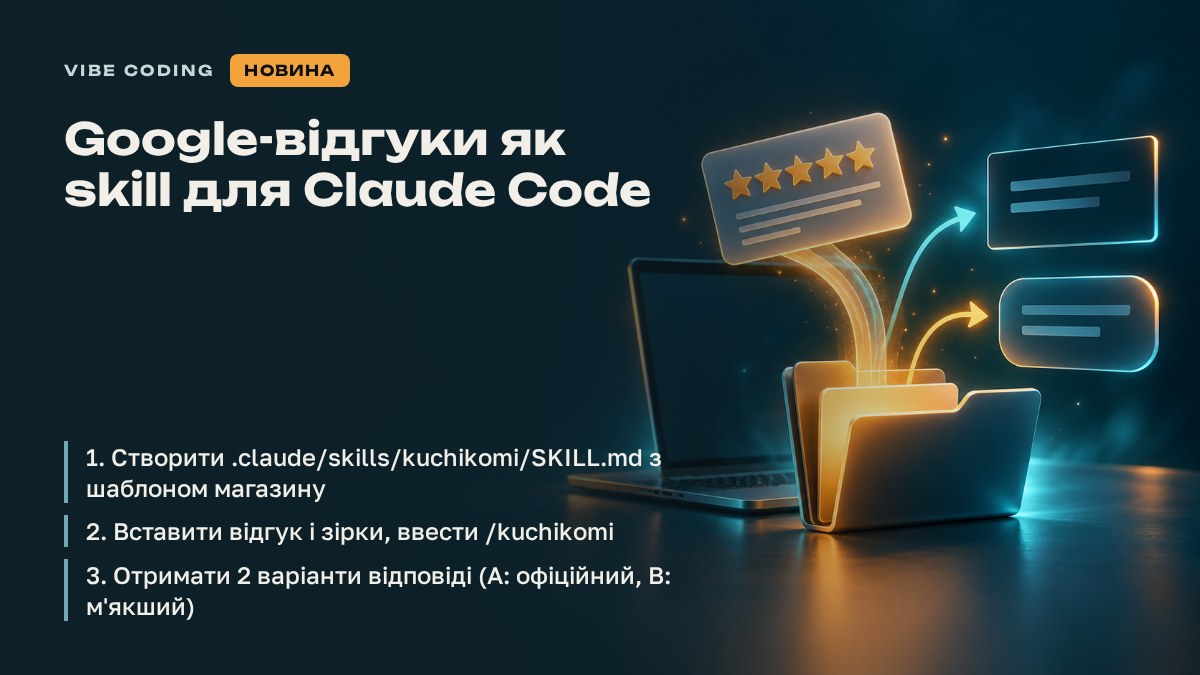 Google-відгуки як skill для Claude Code