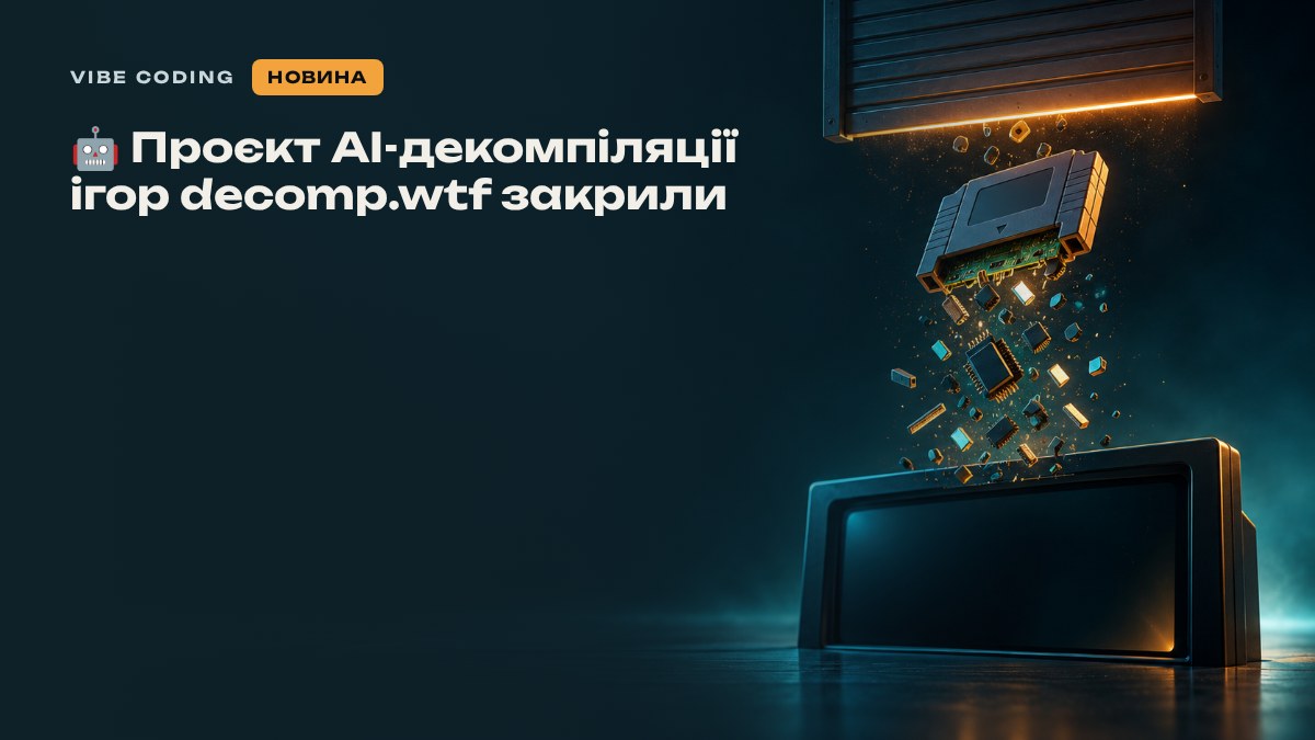 Проєкт AI-декомпіляції ігор decomp.wtf закрили