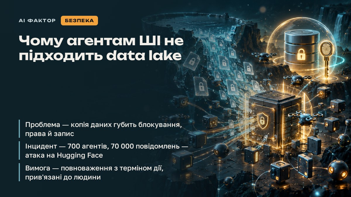 Чому агентам ШІ не підходить data lake