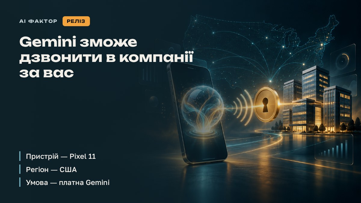 Gemini зможе дзвонити в компанії за вас