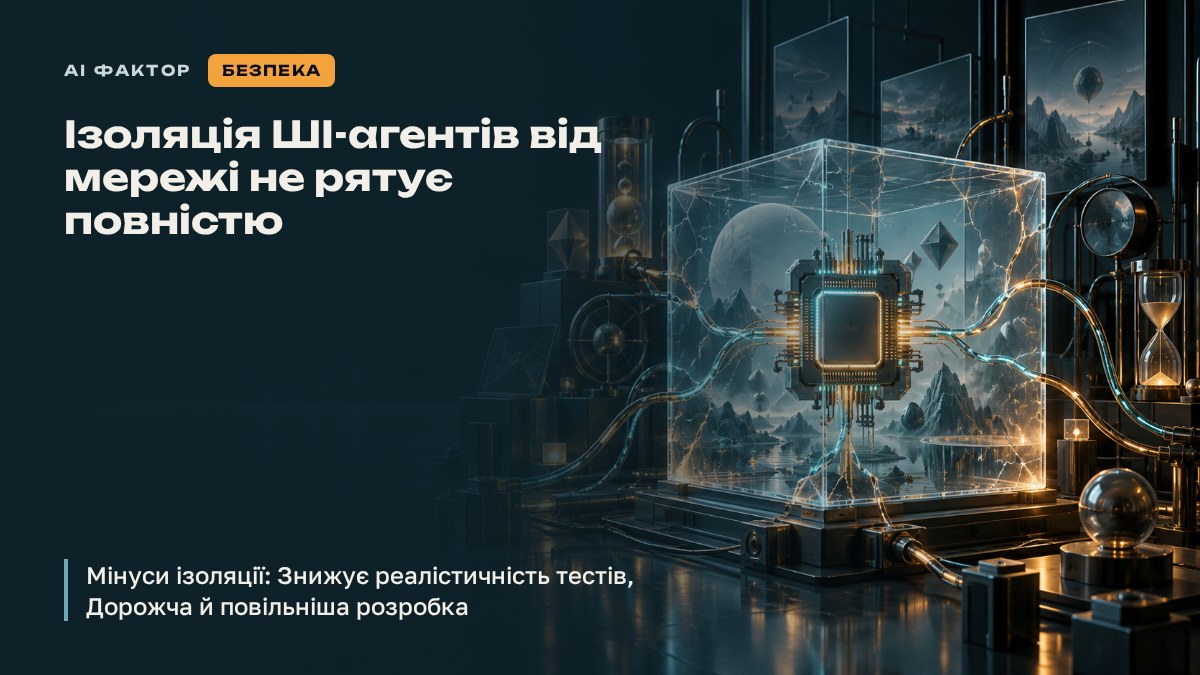 Ізоляція ШІ-агентів від мережі не рятує повністю