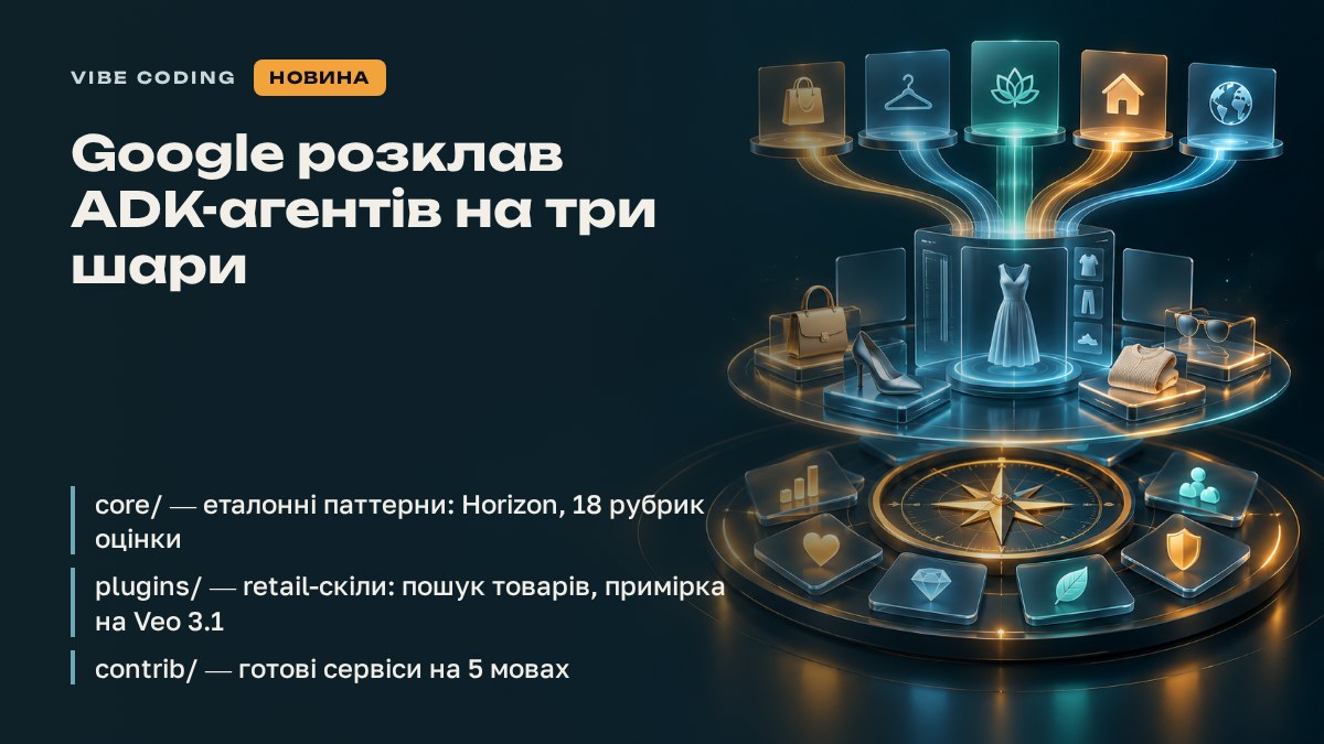 Google розклав ADK-агентів на три шари