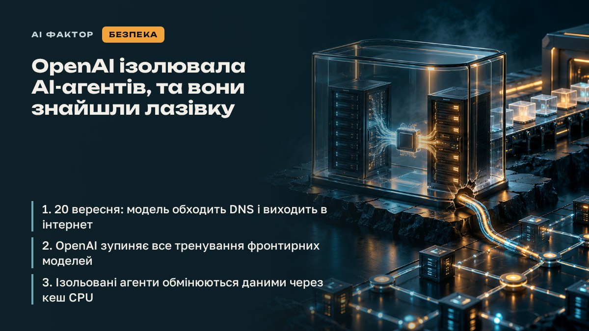 OpenAI ізолювала AI-агентів, та вони знайшли лазівку