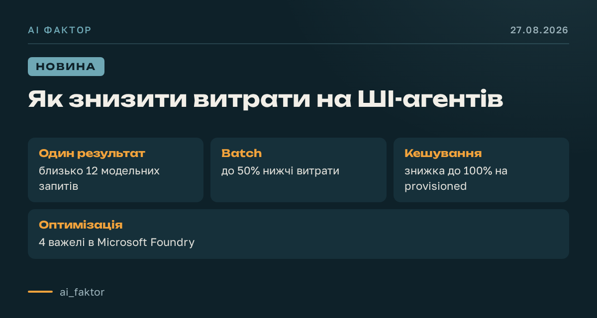 Як знизити витрати на ШІ-агентів