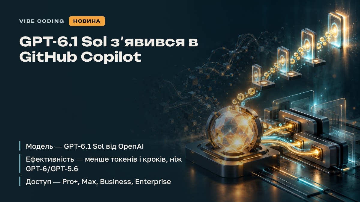 GPT-6.1 Sol зʼявився в GitHub Copilot