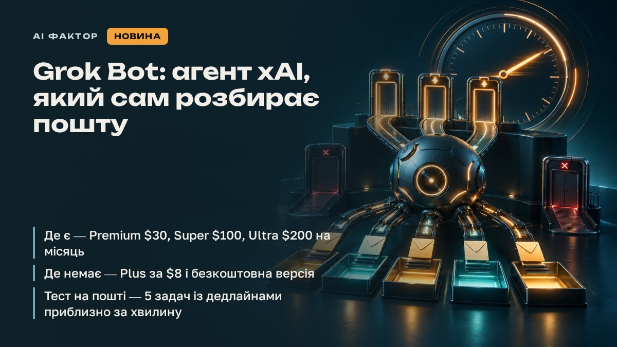 Grok Bot: агент xAI, який сам розбирає пошту