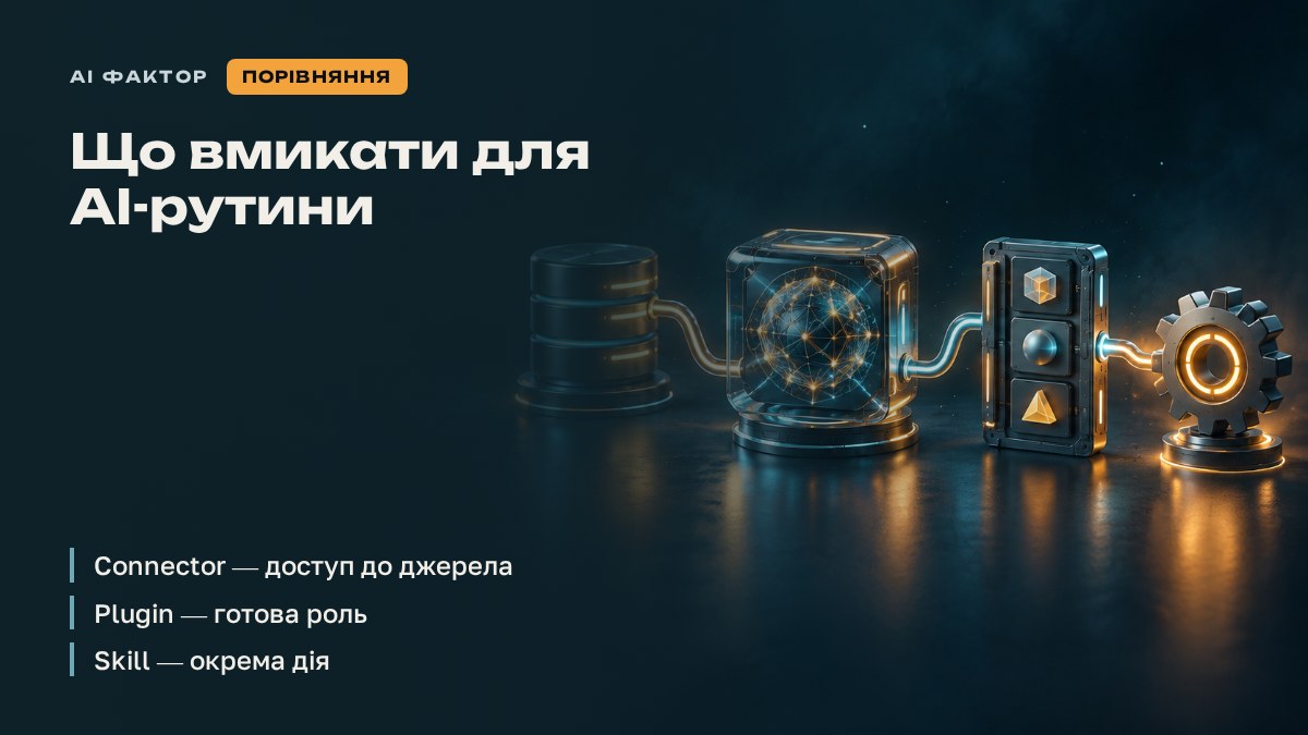 Що вмикати для AI-рутини